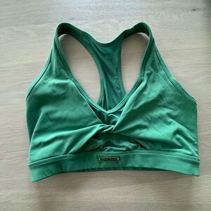 GymShark Whitney Simmons Mesh Sports Bra Palm Green Small